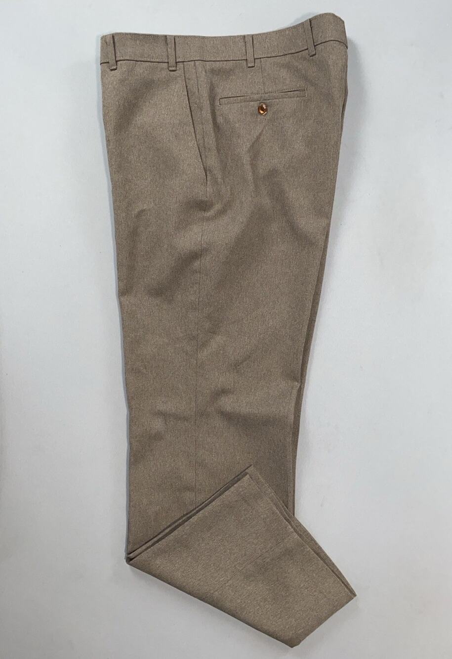 Levi's Vintage USA Made Flat Front Easy Care Action Slacks. Brown, Actual 36X30.